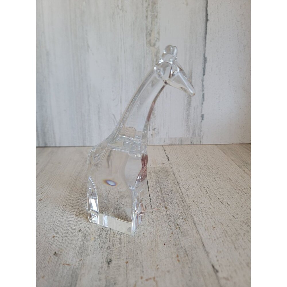 Orrefors Sweden giraffe Crystal‎ figure vintage collectible unique glass